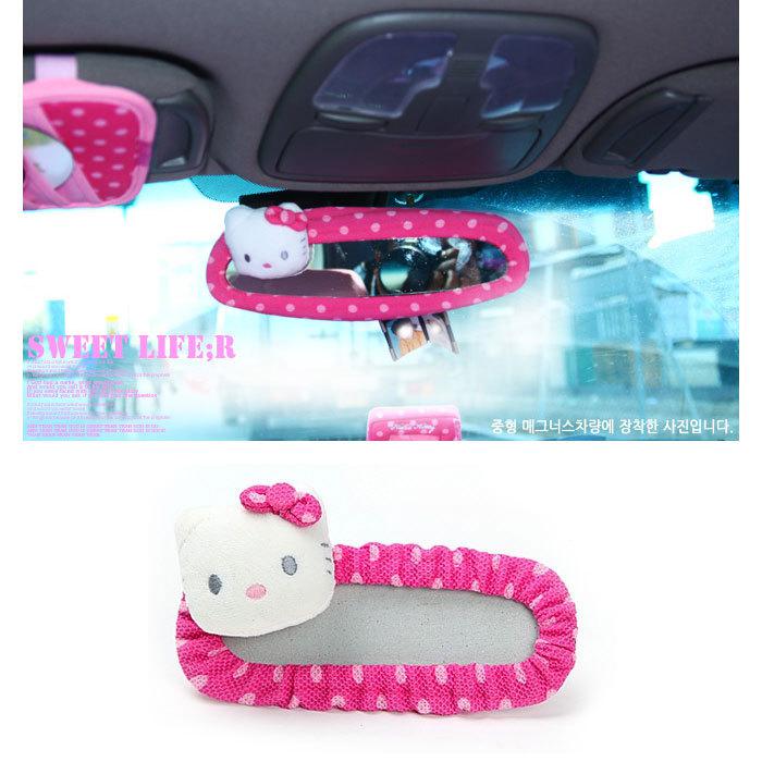 Hello kitty rear view mirror cover room mirror vehicle  ///car  accessories