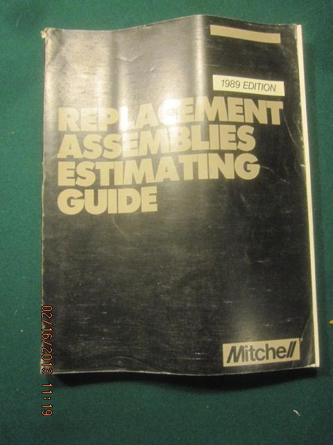 1989 mitchell replacement assemblies estimating guide domestic and import