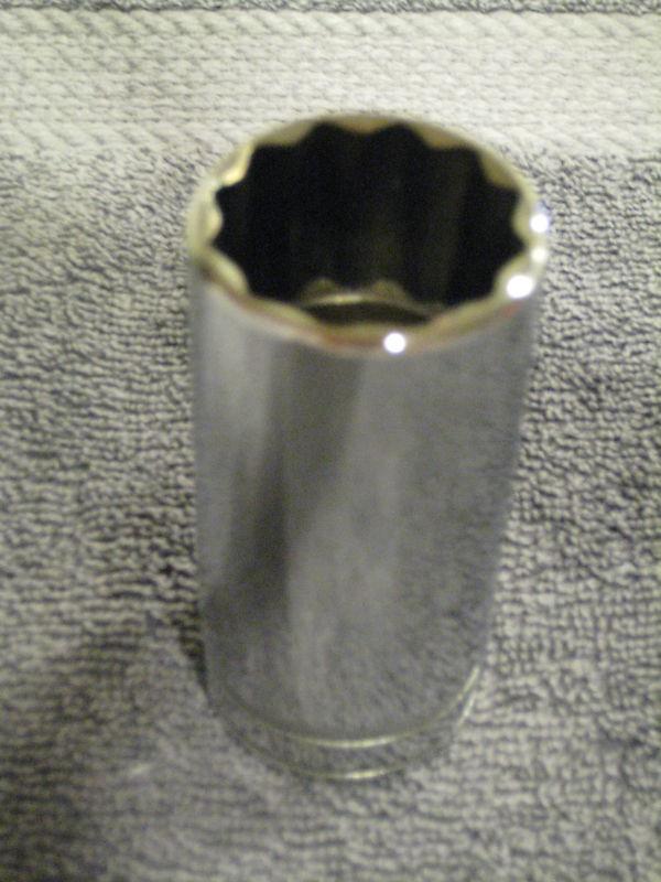 Snap-on 3/8 drive 1" 12 point deep socket sf321 new logo in nice condition