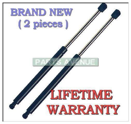 2 rear trunk lid lift supports shocks struts arms props rods damper