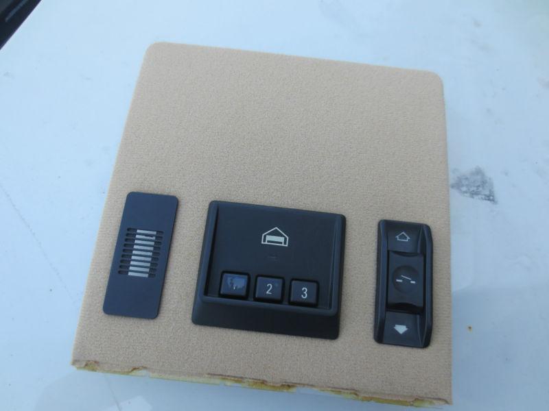 Bmw sunroof motor covering w/ homelink and sunroof switch, sandbeige e39