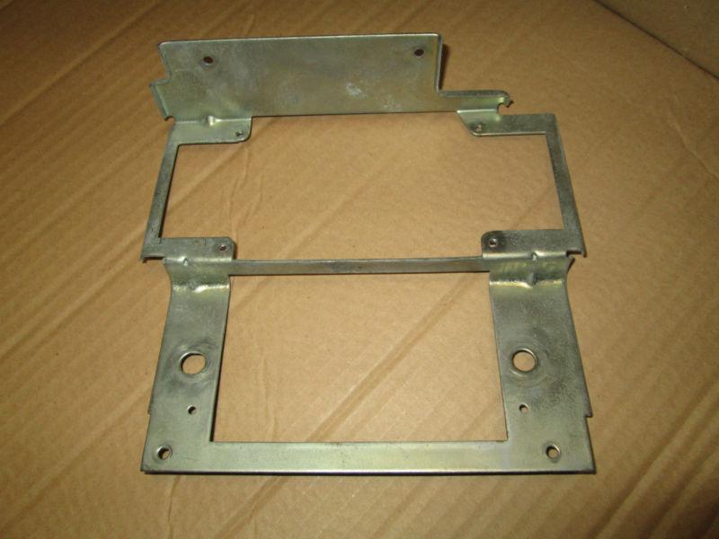 1973-1979 ford truck bronco radio and heater control mounting bracket-uncut