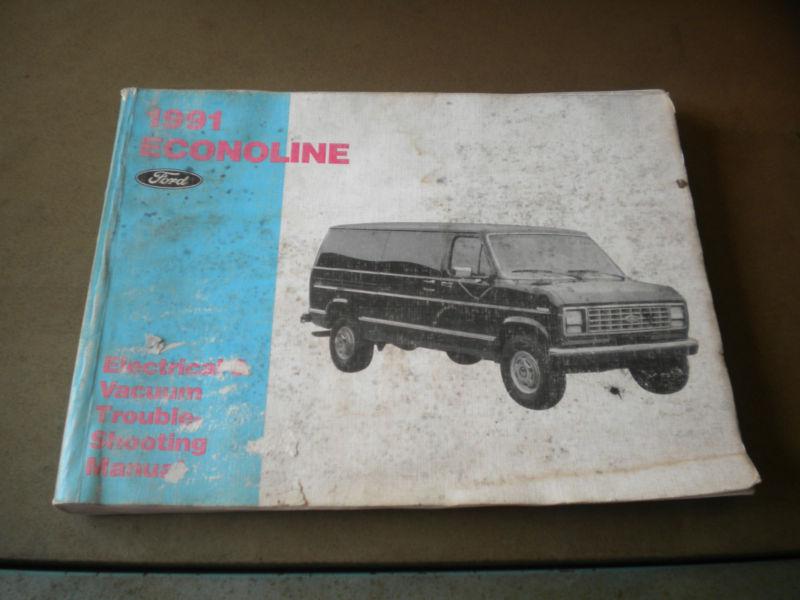 1991 ford econoline van electrical vacuum service shop manual