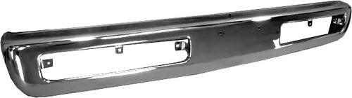 Bumper front nissan pickup 96 97 chrome metal 1pc