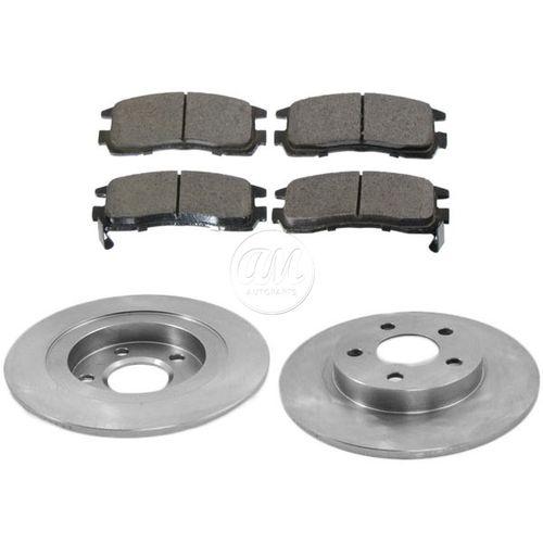 Rear disc brake pad & rotor kit set for park avenue deville bonneville