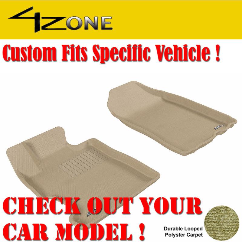 Honda civic coupe/sedan molded car carpet auto floor mat front seats all weather