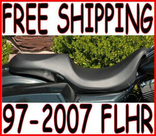 New le pera black 2up villain touring seat 97-2007 harley road king flhr