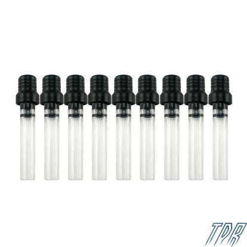 9pcs 150 200 250cc pit dirt bike gas black cap vent breather hose crystal tube