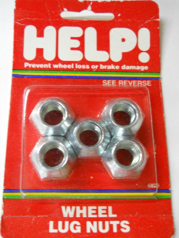 Help parts 12mm - 1.5 wheel lug nuts - set of five (5) lug nuts