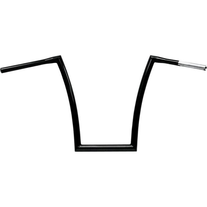 Todd's cycle 0601-1537 1-1/4" strip handlebars 17" black 08-13 fxdf; 10-13fxdwg