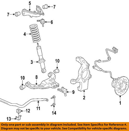 Gm oem 20931004 front shock absorber/shock absorber