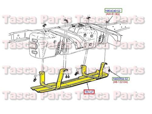 Brand new oem fuel tank skid plate 1999-2004 ford f250 f350 f450 f550 super duty