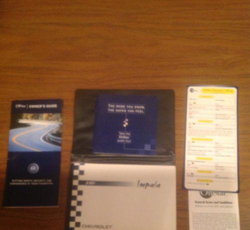 2004 chevy impala owners manual with case