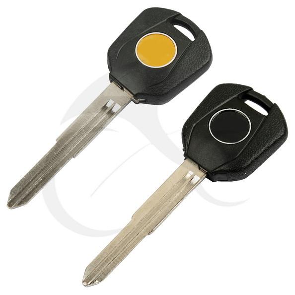 2pcs black blank key uncut blade for honda cbr1000rr 04-12 cbr250/600/919/929