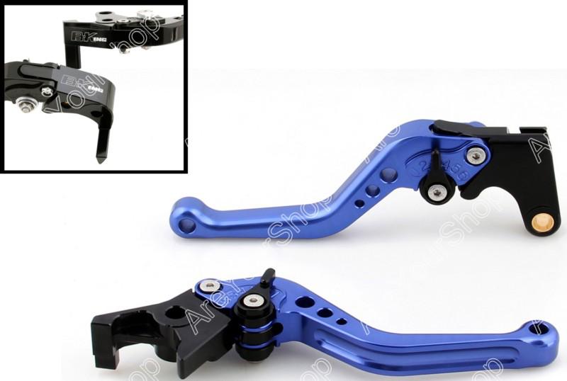 Short brake clutch levers fit for suzuki b-king 2008-2011 blue