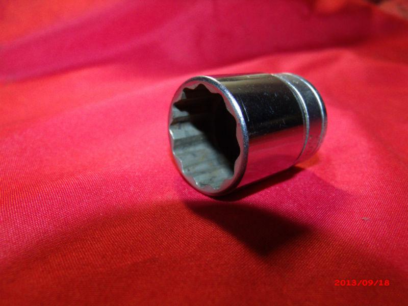 Snap on 3/8 drive 3/4 shallow 12pt socket.f241