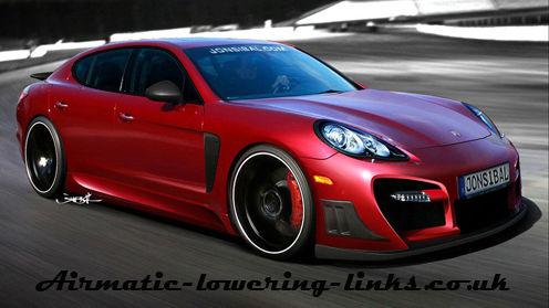 Porsche panamera fully adjustable lowering kit/links/module - complete kit