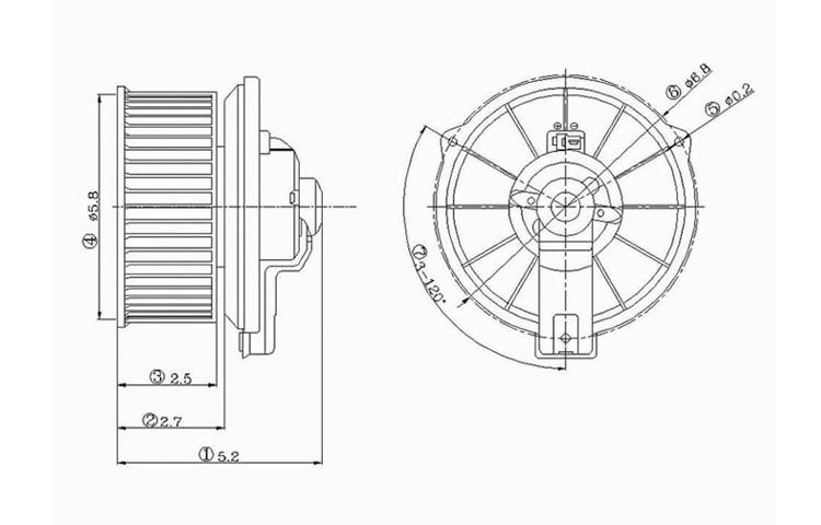 Replacement blower motor acura cl integra honda civic accord insight 79310sr3a01