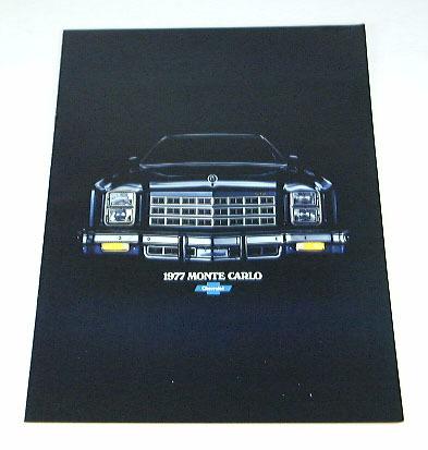 1977 77 chevrolet chevy monte carlo brochure