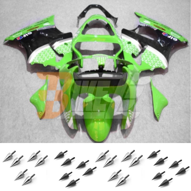 Free bolt kit! body frame fairing kit for kawasaki ninja zx6r 2000 2001 2002 aa