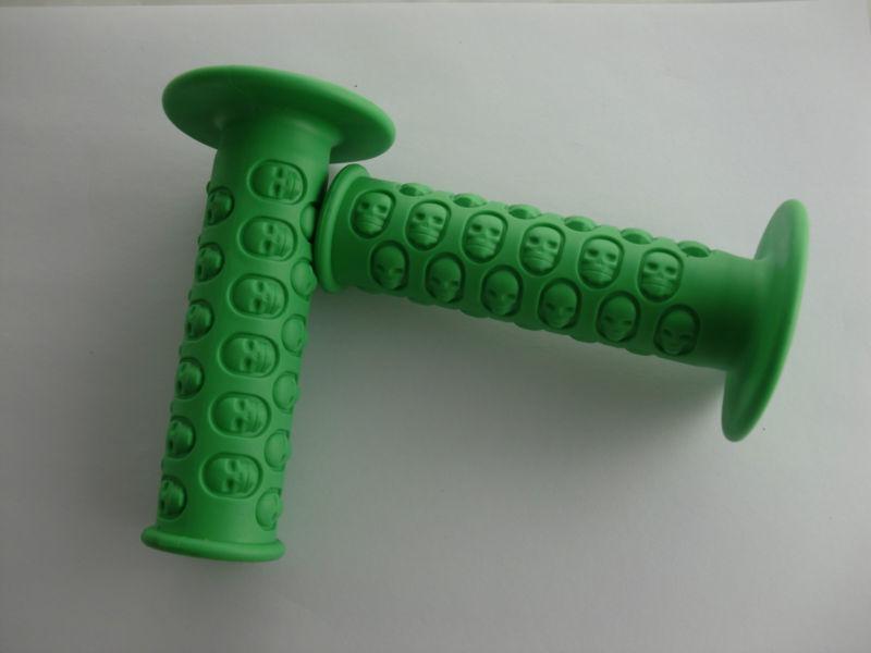 Brand new green hand grips throttle grip dirt bike 7/8 motorcycle 