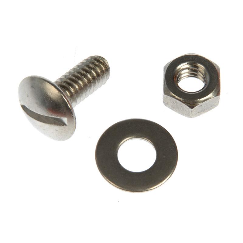 License plate retainer / fastener 1/4-20x (dorman #395-027)