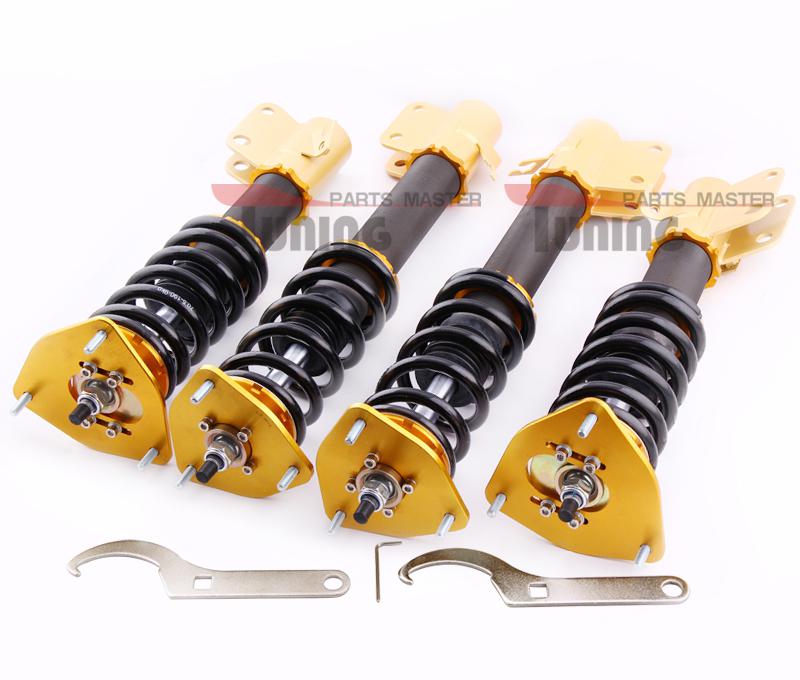 Adjustable damping coilovers for subaru 02-07 wrx gdb 04 sti shock absorber