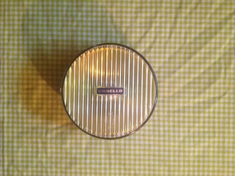 Carello yellow fog light replacement new nos rally 