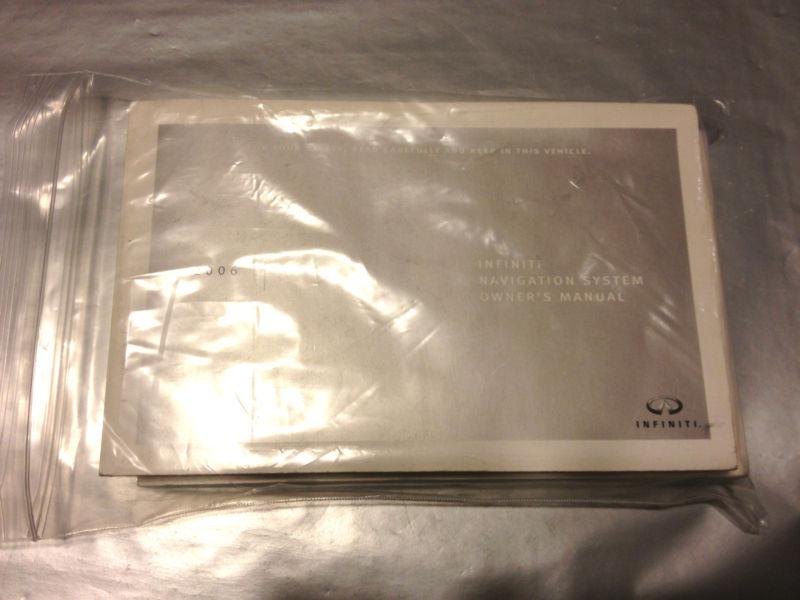 2006 infiniti qx56 owners manual in great condition