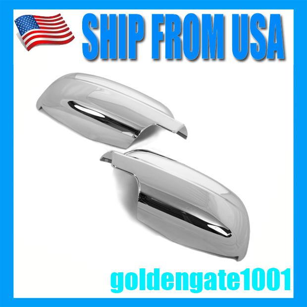 Us new door side chrome mirror cover for vw 98 04 jetta polo mk4 99 04 passat