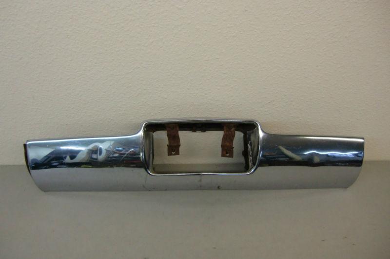 1962 cadillac front bumper center very solid 