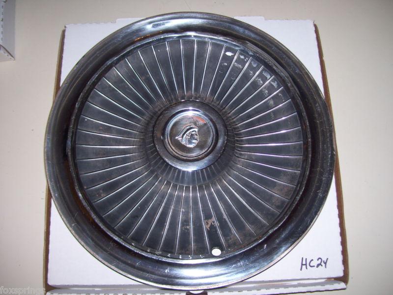 1965 mercury hub cap 15" stainless fomoco                         hc24