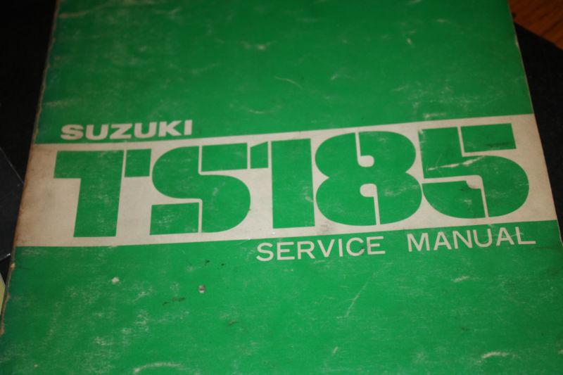 Nos suzuki ts185 service manual 99000-85290-5e3