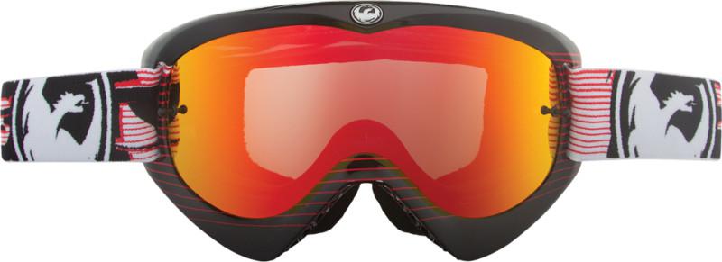 Dragon alliance mdx ionized goggles nerve red/red lens
