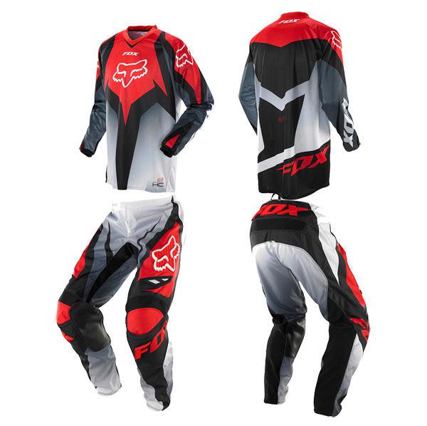 Fox 14 180 pants & hc jersey set race red 30/m