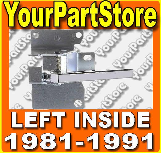 81 82 83 84 85 86 87 chevy gmc pu pickup truck inside door handle driver's left