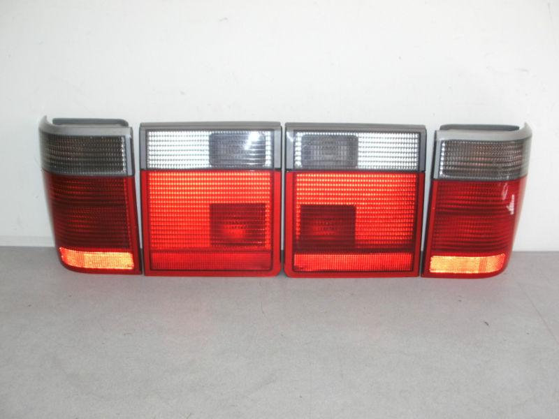 Land rover range rover p38 4 piece tail light clear new style (1995-2002)