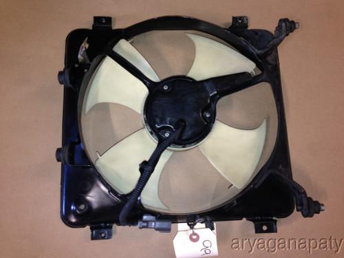 99-00 honda civic oem a/c ac condenser fan motor with shroud si model 