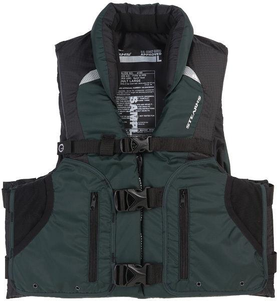 Stearns 4180 compression life vest - green - medium 2000007035