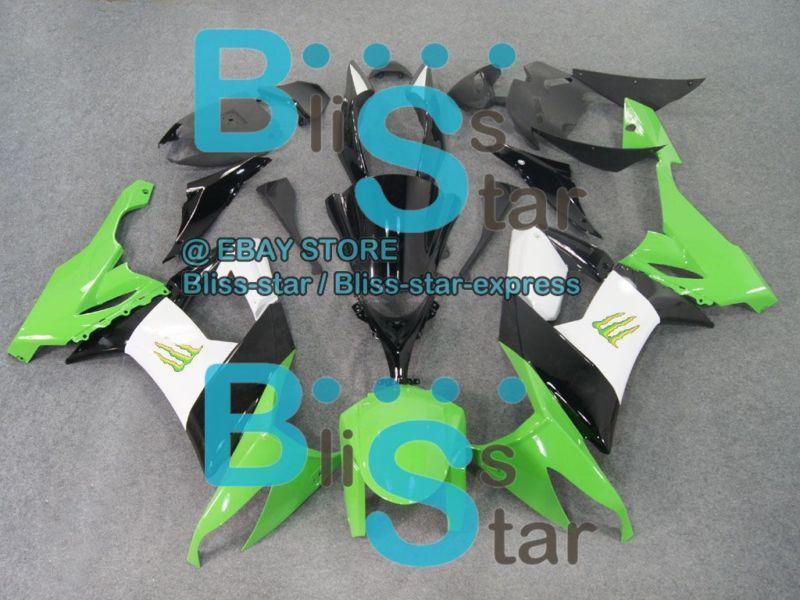 Injection fairing bodywork plastic kit set fit kawasaki zx10r 2008-2010 31 b y9