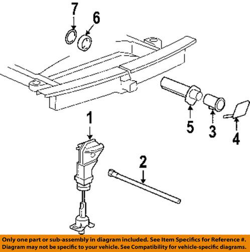 Gm oem 15040331 spare tire carrier-case retainer ring