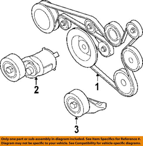 Volkswagen oem 07k145933g accessory drive belt/v-belt/fan belt