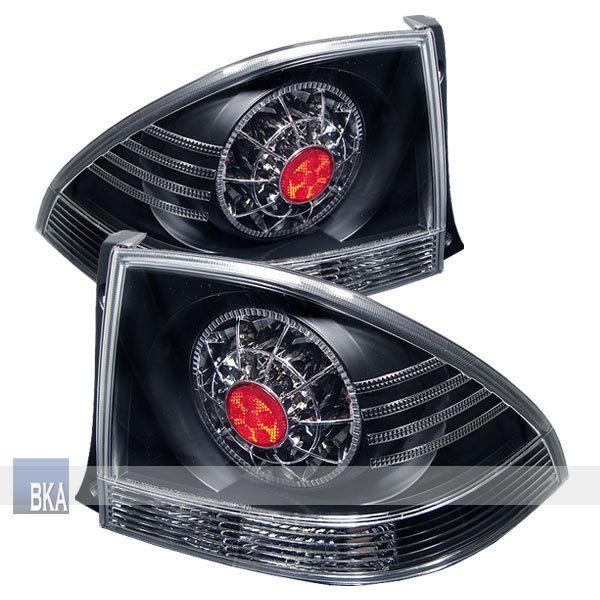 Black / clear lens led tail lights lamps for lexus is300 01-05