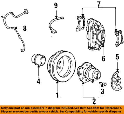 Ford oem f81z1214aa brake-splash shield