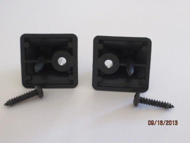 Mustang convertible black visor clips front