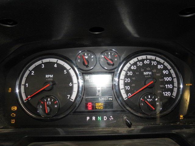 2011 dodge 1500 pickup 53937 miles speedometer instrument cluster gauges 2490147