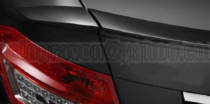 Painted mercedes 07-12 w204 c-class c200 c250 c280 3-pcs rear wing trunk spoiler