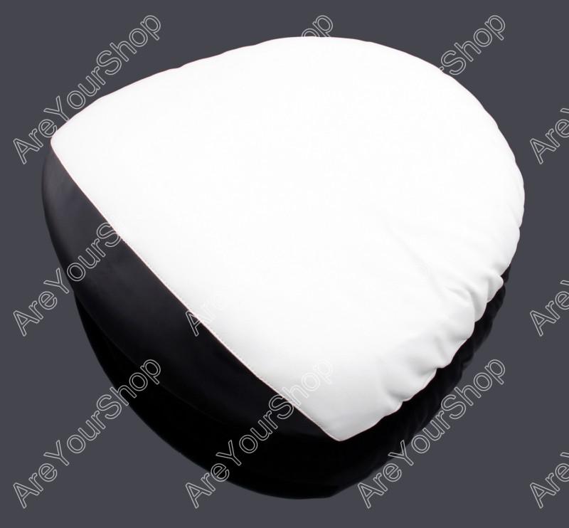 Rear pu leather seat cowl cover pillon suzuki gsxr 1300 08-12 white