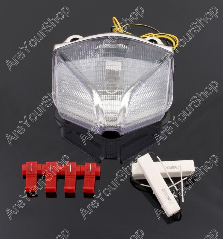 Clear led taillight + turn signals mv agusta sprada f4 f1000 brutale strada