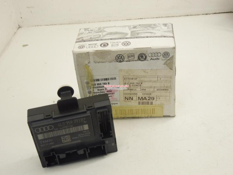 Audi q7 drivers door control unit front os 4l0959793b